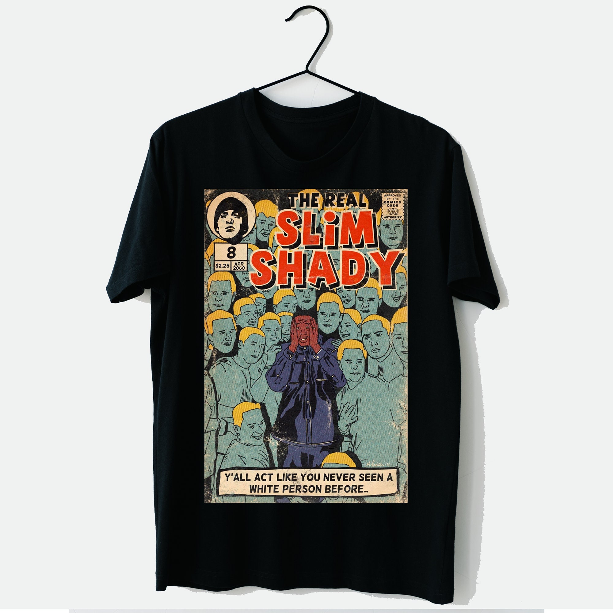 Discover The Real Slim Shady Retro T shirt, Eminem Shirt