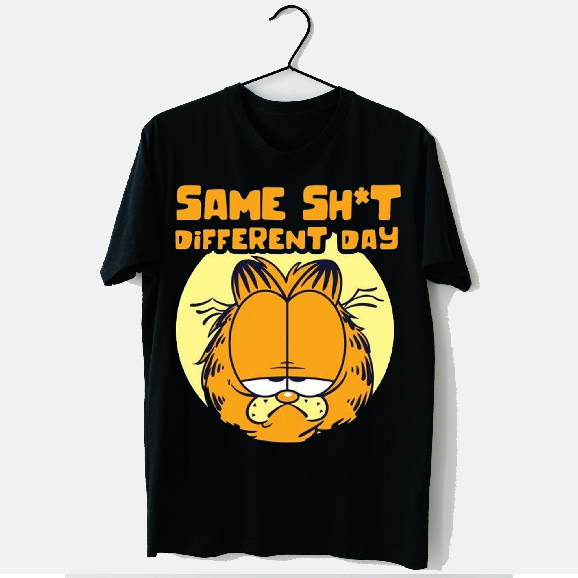 Discover Vintage Garfield Same Shit verschiedene Tage T-Shirt