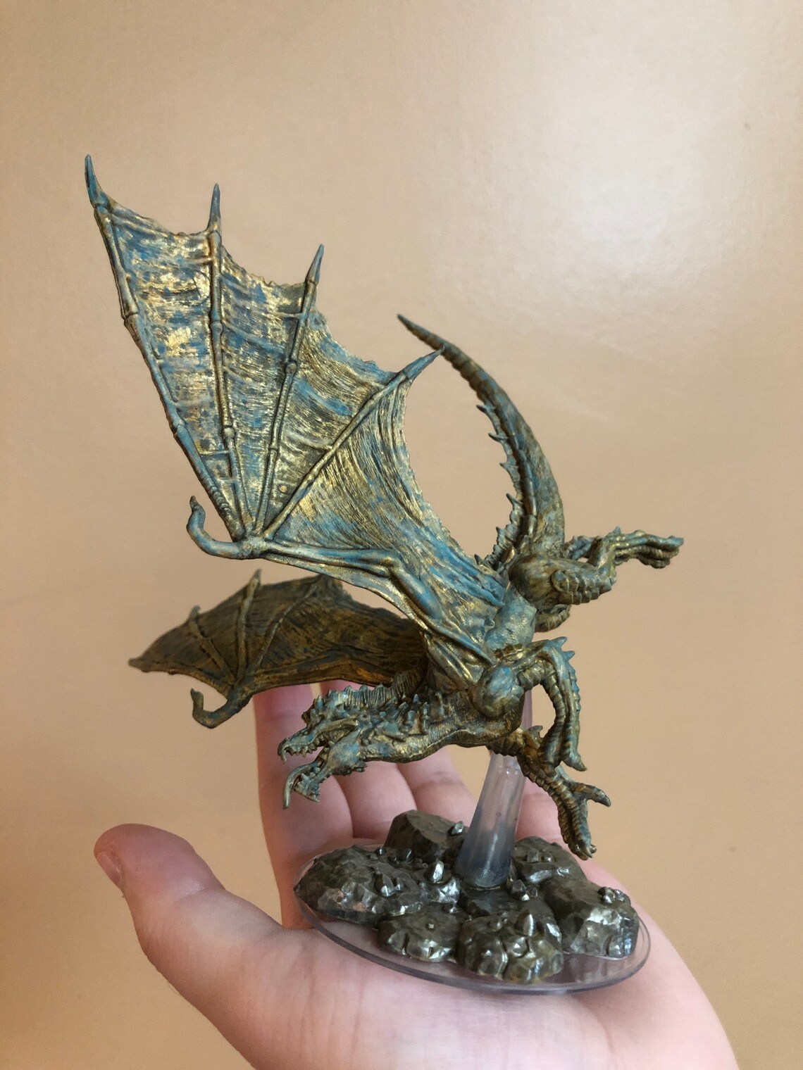 Rusted Young Copper Dragon Dnd/pathfinder Etsy