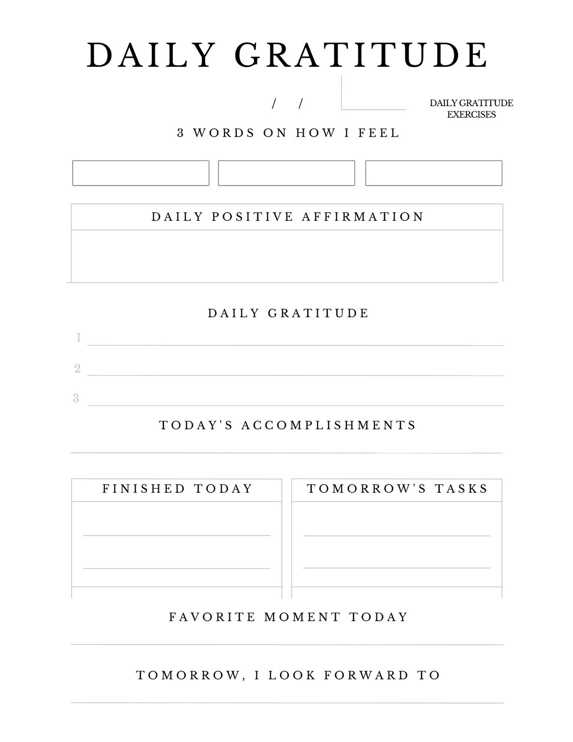 Gratitude Journal Planner With Gratitude Journal Prompts for Loving ...