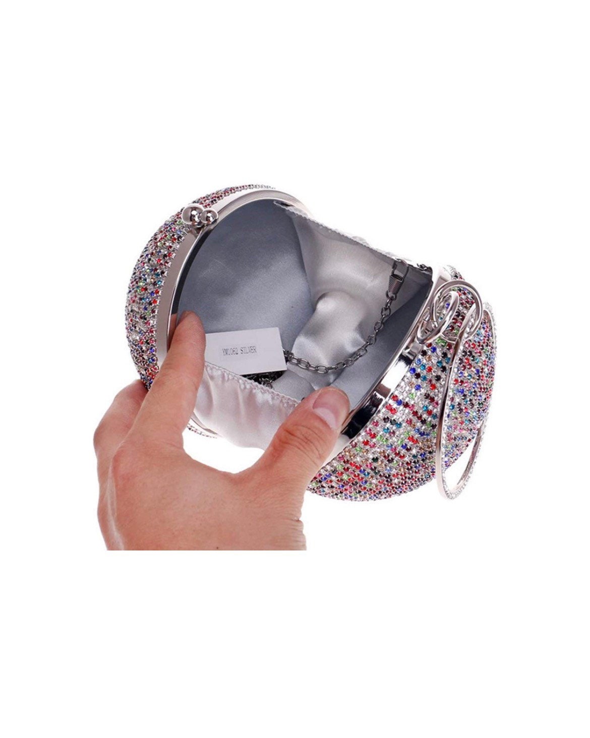 Rhinestone Tassels Ball Handbags