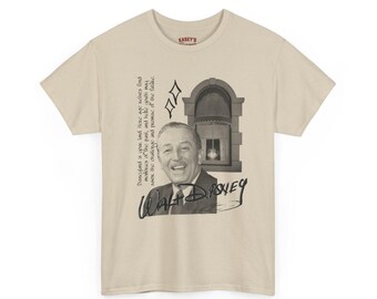 Disney Fan Unisex Tee, Disneyland Vacation Shirt, Walt Disney Inspirational Street Wear, Heavy Cotton Tee
