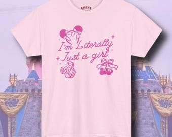 Disney girl Graphic Tee, gift for Disney fan, for girls who love Disney, Disney parks tee