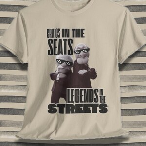 Camiseta gráfica de los Muppets Legends: camiseta unisex de algodón grueso