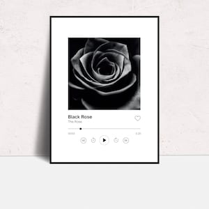 Black Rose The Rose 8.5 X 10, Kpop, Woosung, Dojoon, Jaehyeong, Hajoon, Digital Print, Wall Art Print, Digital Downloads, Printable Art
