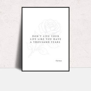 Childhood The Rose 8.5 X 10, Kpop, Woosung, Dojoon, Jaehyeong, Hajoon, Digital Print, Wall Art Print, Digital Downloads, Printable Art