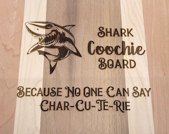 Shark Coochie SVG, Charcuterie Board SVG, Digital Download, Glowforge files, laser cut files, CNC router files, cricut svg, xtool cut file