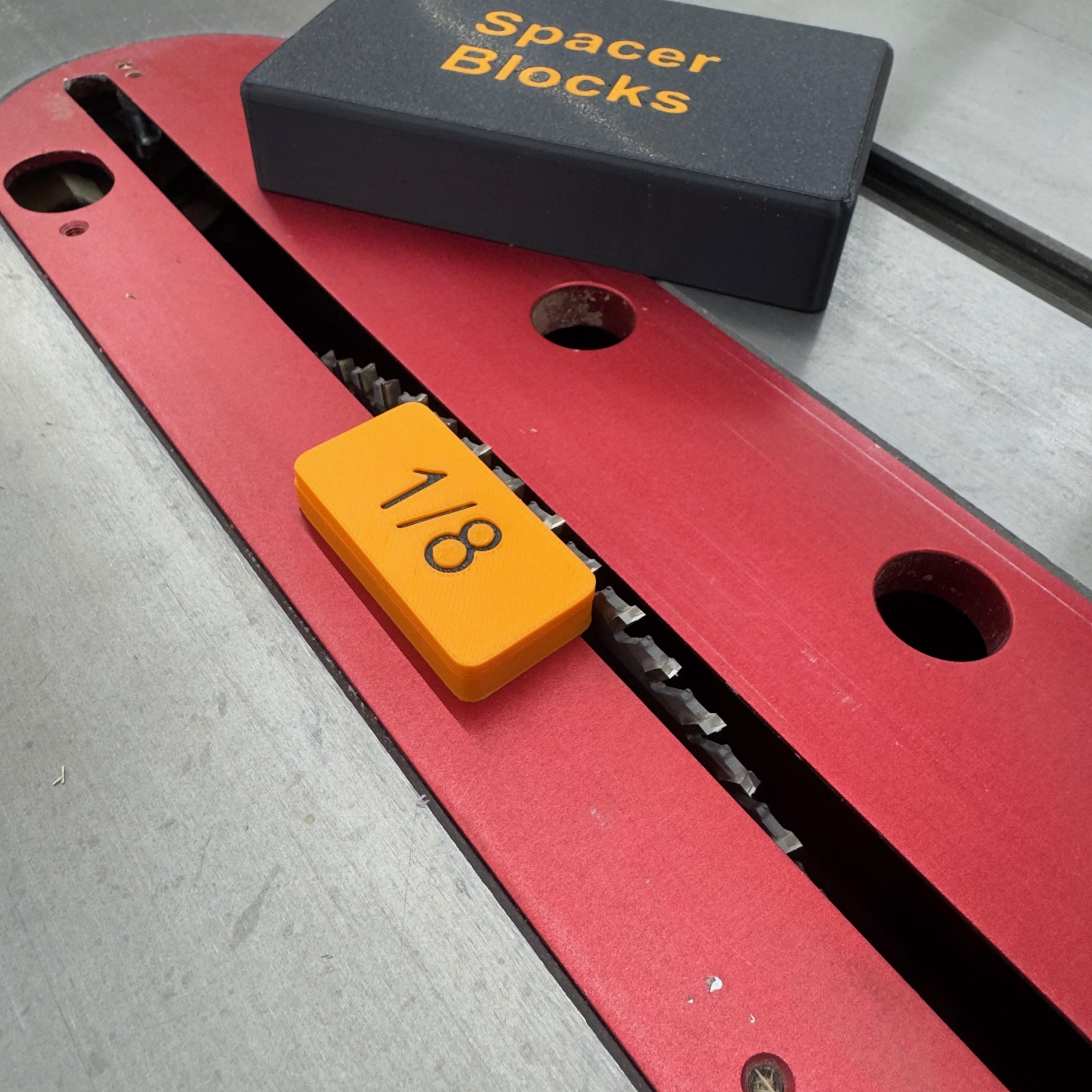 Setup Block Set, Woodworking Spacer Blocks With Case, Woodshop ...