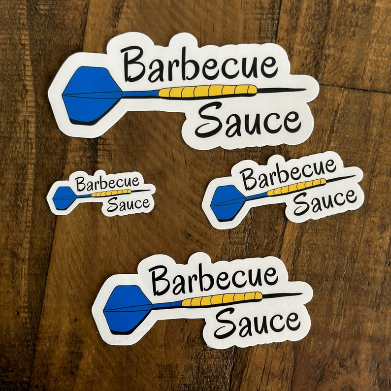 Barbecue Sauce Sticker, Laptop Decal, Water Bottle Sticker, Soccer ...