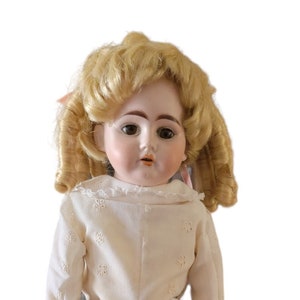 19&quot;~Antique German Doll by Heubach~Leather body~marked 1900 0 #545