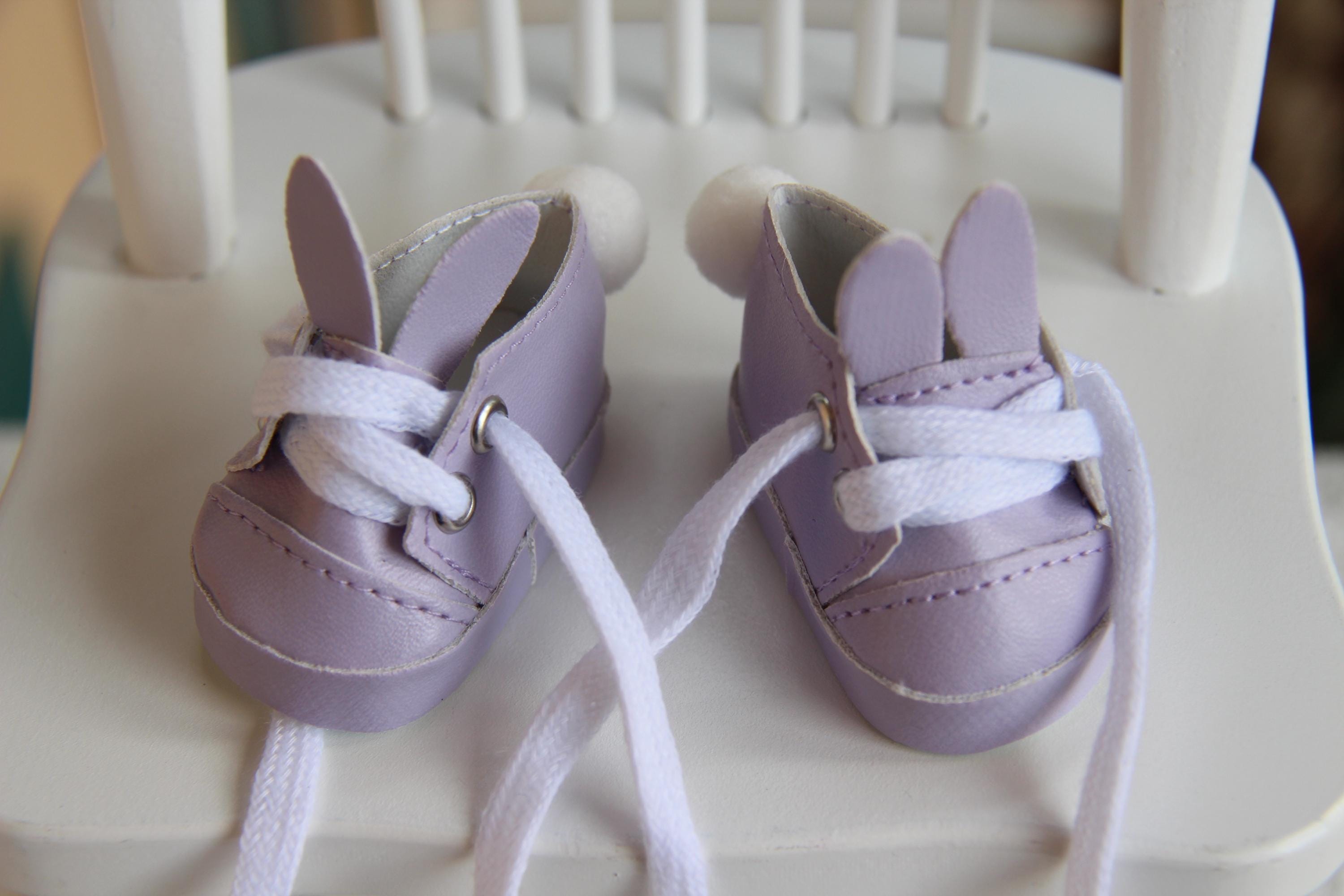 BUNNY SHOES for Paola Reina dolls~Corolle~Jolina ~13.5" 34сm~by iCukla~5cm~#K104