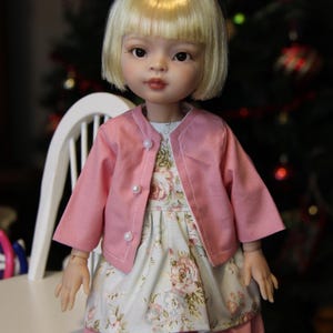 Flower dress with jacket for 13.5&quot; 34сm Paola Reina dolls,Corolle,Jolina,Berjuan #305