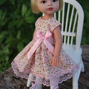 Flower dress for 13.5&quot; 34сm Paola Reina dolls,Corolle,Jolina,Berjuan ~ iCukla~#9