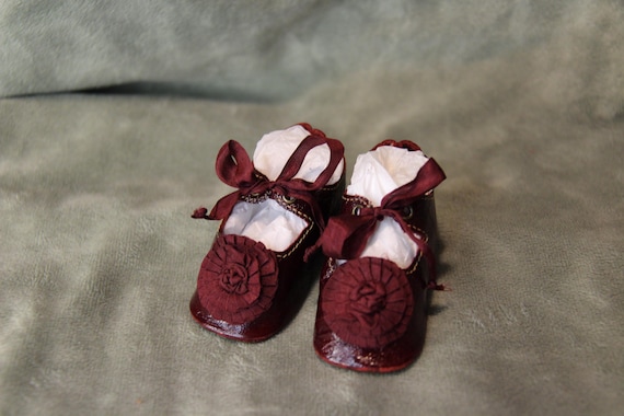 Chaussures De Poupée Ancienne Kestner – Occasion – Pour Collection