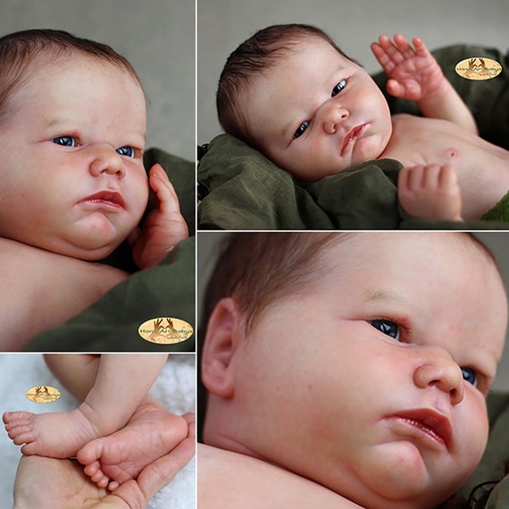 Landon Awake Realborn 21 Reborn Vinyl Doll Kit coa by Bountiful