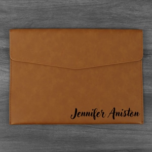 Big Size Personalized Portfolio, Business Portfolio Personalized Graduation Gift Custom portfolio Business Gif, Envelope Folder Case-Leather