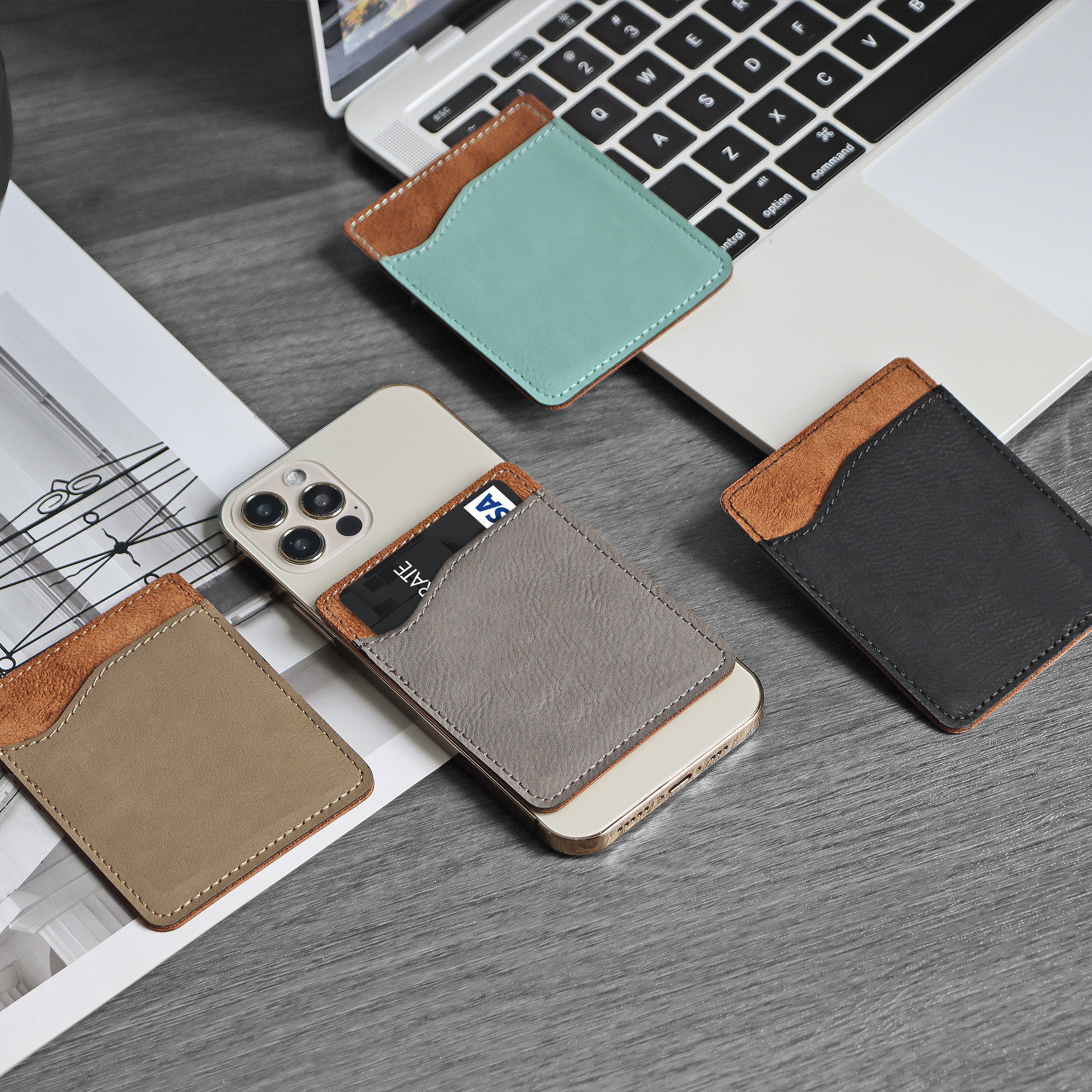 wallet organizer with cell phone pocket