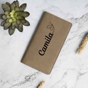 Personalized Checkbook Cover, Leather Checkbook, Checkbook Wallet and Holder, Checkbook Case, Custom Checkbook, Custom Checkbook Covers