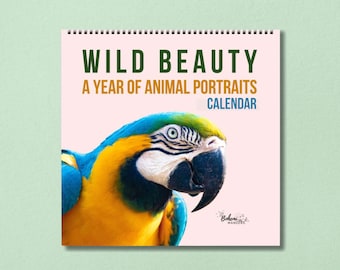 2027 Animal Portrait Photography Calendar for Animal Lovers - Wildlife Lover Calendar