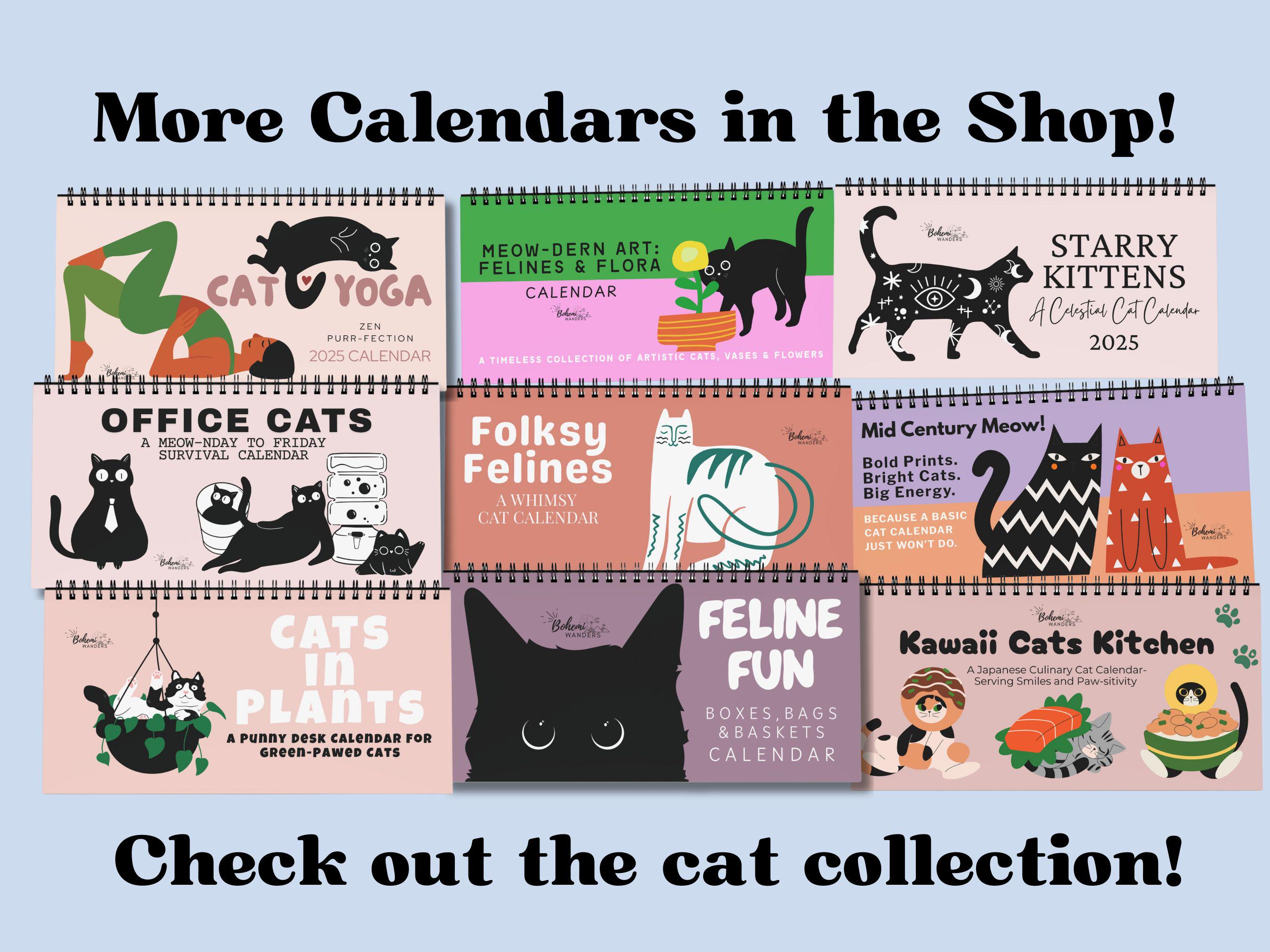 Kattenkalender 2024 / katten / Portfolio | Arjan van Gent | Artist