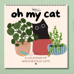 Mischievous Cats Wall Calendar 2026: Funny Feline Antics for Cat Lovers