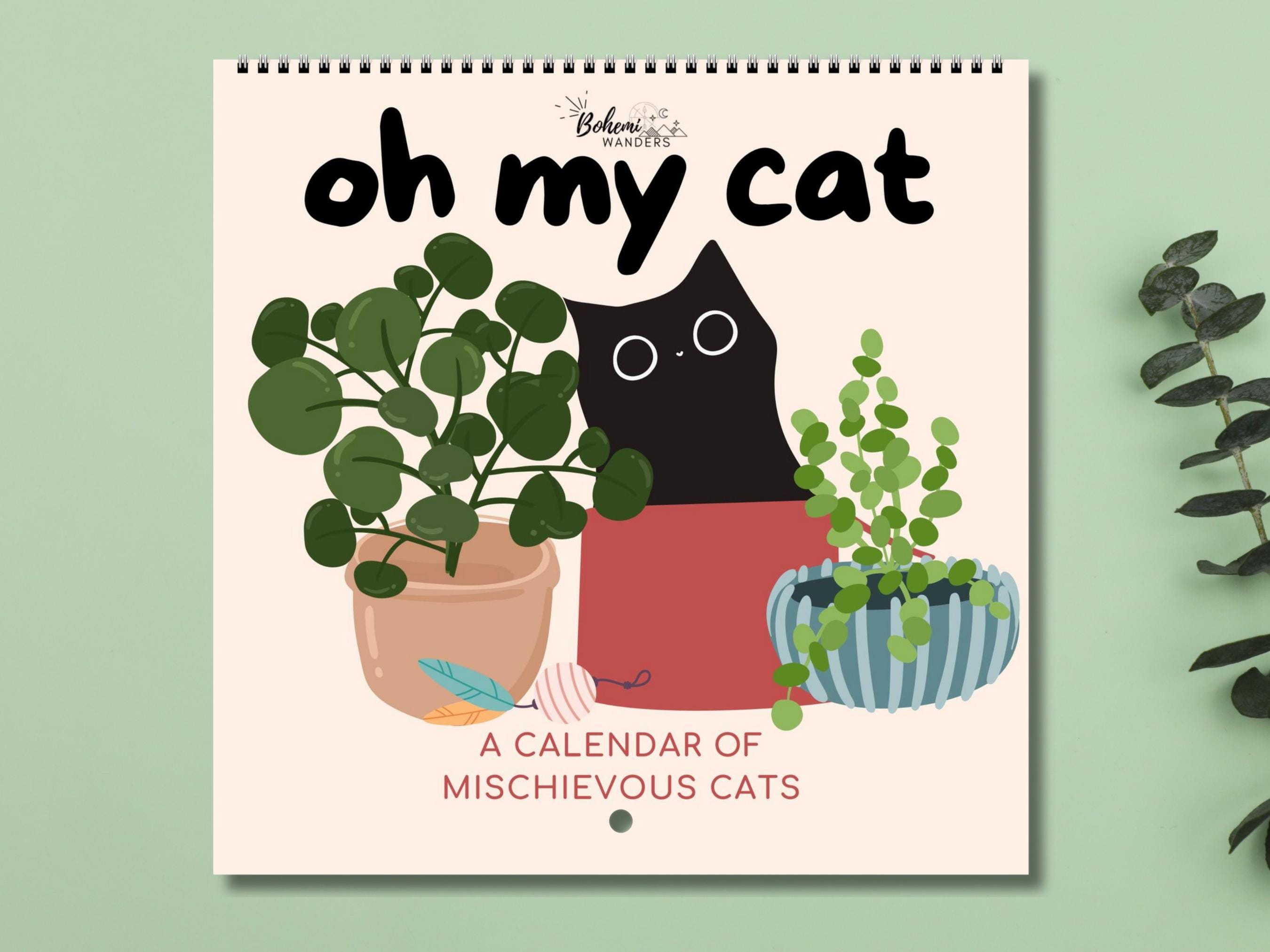 Discover Funny Mischievous Oh My Cat 2026 Calendar, Silly and Quirky Naughty Cats
