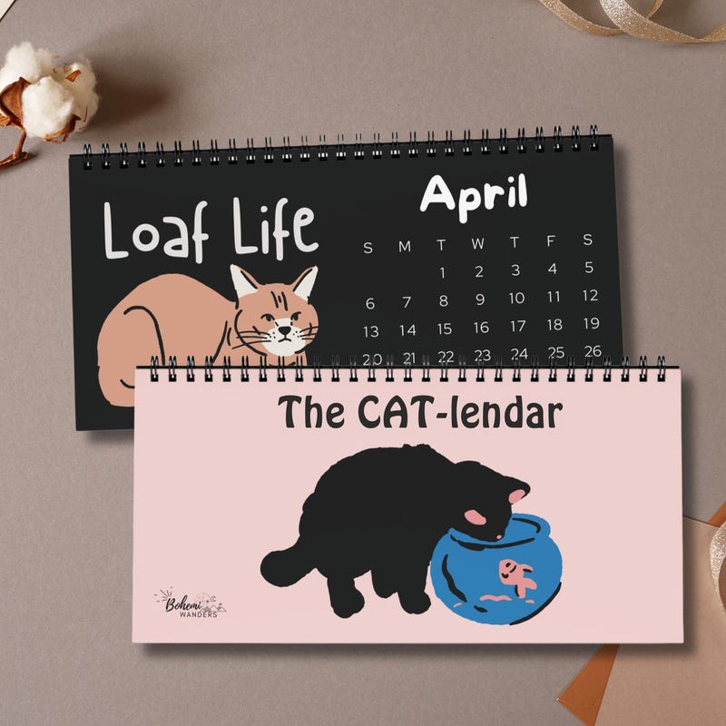Pun Desk Calendar 2026 - Etsy