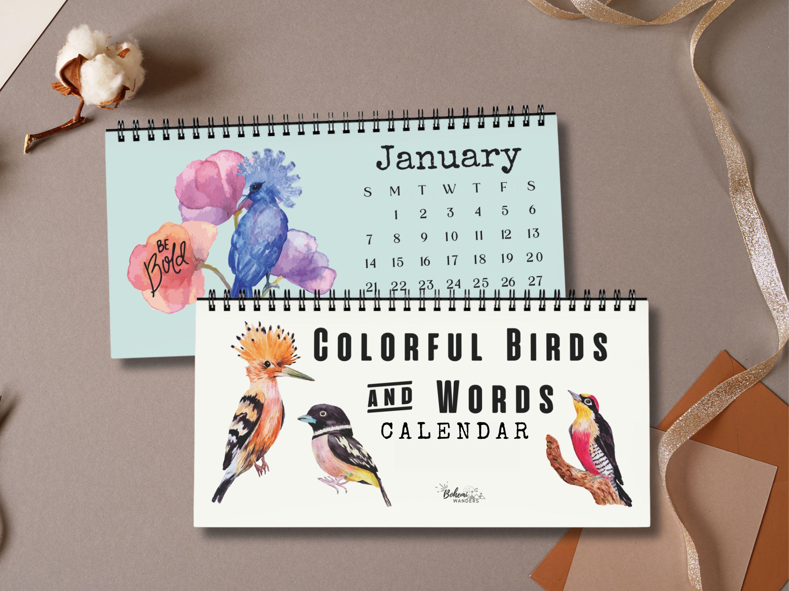 ava Calendrier de bureau personnalisé minimaliste Alleen vandaag Huis & Tuin