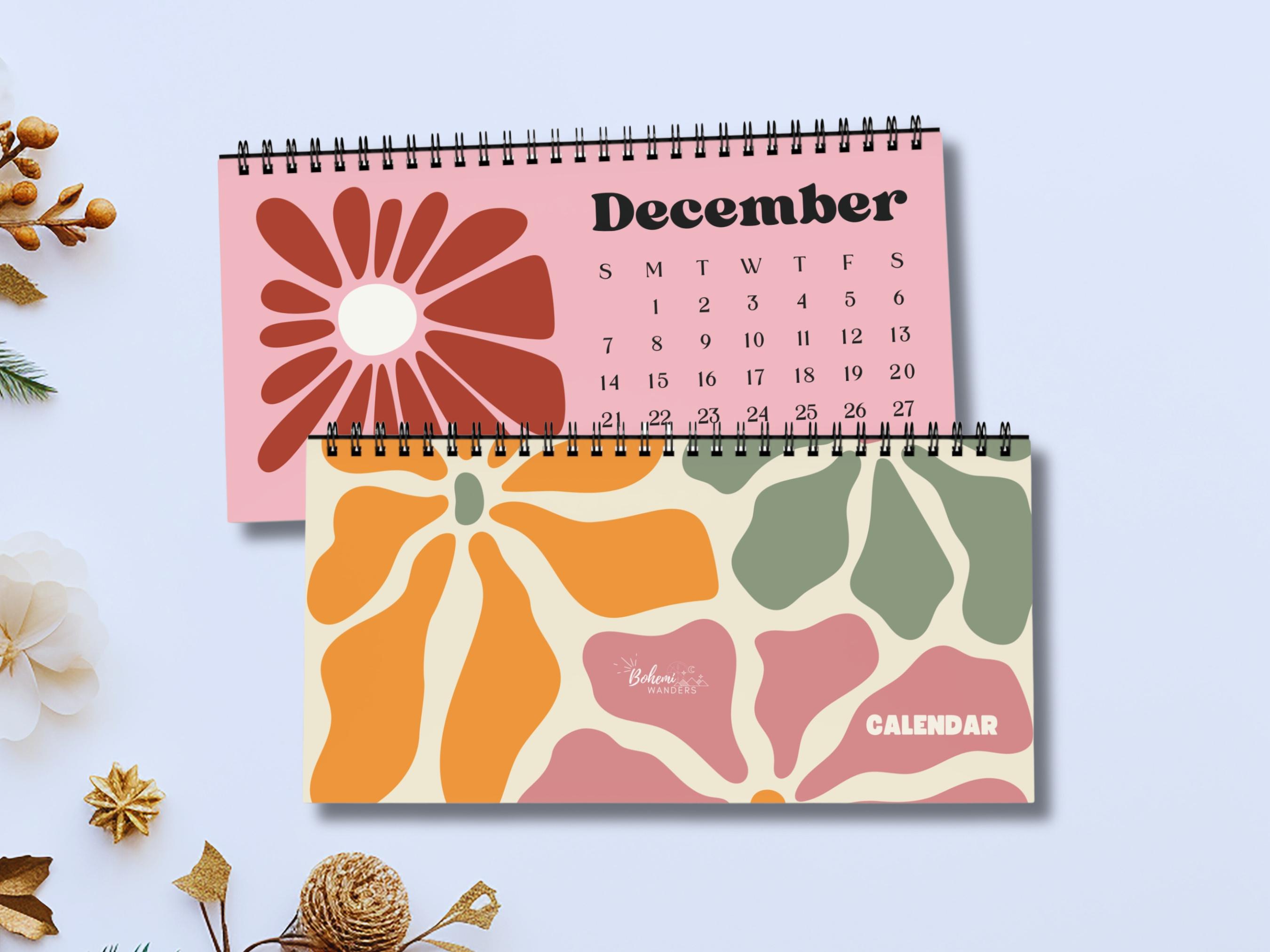 Discover 2026 Matisse Flowers Desk Calendar Colorful Floral Art for Office and Home Decor