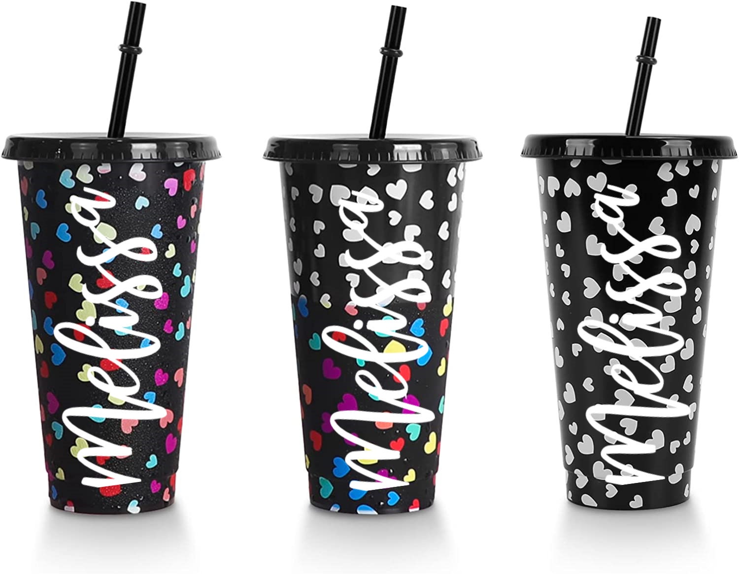 24 oz. Personalized Color-Changing Reusable BPA-Free Plastic