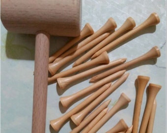 Wooden Hammer And Nails To Drive All Kinds Of Wooden Furniture