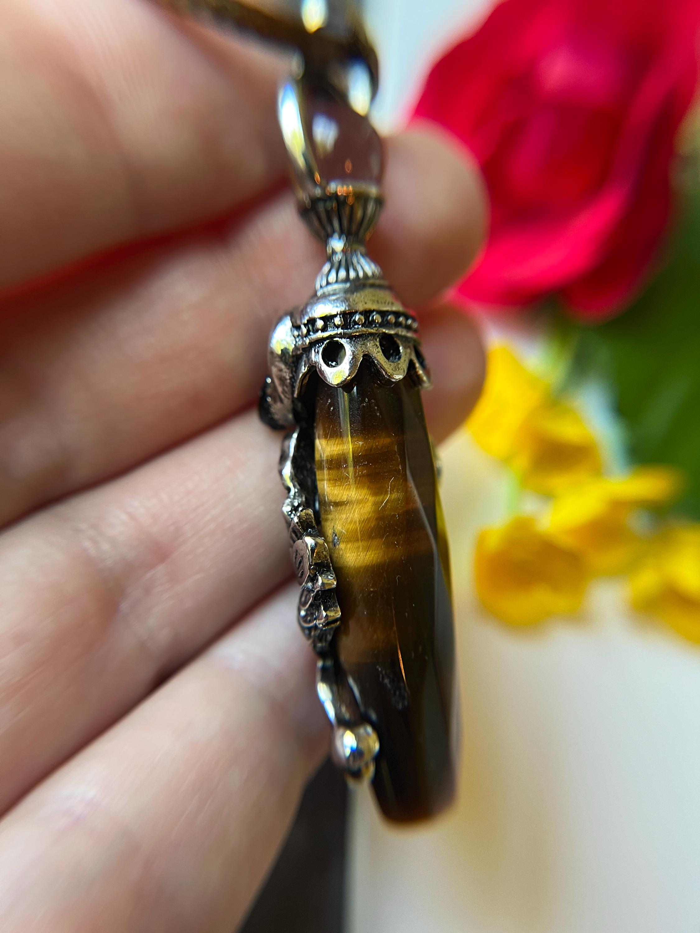 Practical Magic Tiger Eye Necklaces