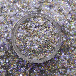 Cosmetic Glitter for Face, Eyes, Body, and Crafts- Snow Queen