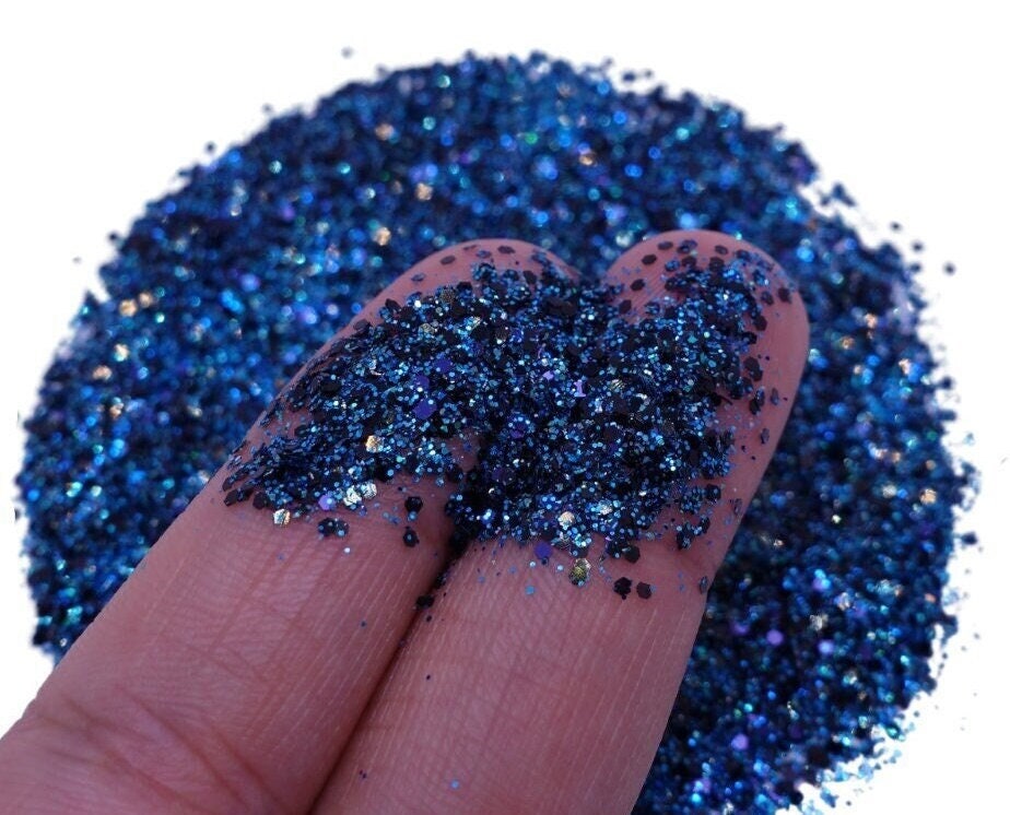 Craft Glitter Blue | Crafts Glitter Blue| Glitter for Craft | Crafts Glitter | Craft Glitter Chunky | Craft Glitter | Deep Waters