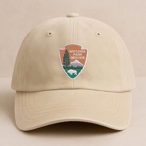 National Park Embroidered Cap, Nature Park Conservation Hat, Mountain Hiking Baseball Cap, Outdoor Camping Hat, Road Trip Nature Lovers Gift