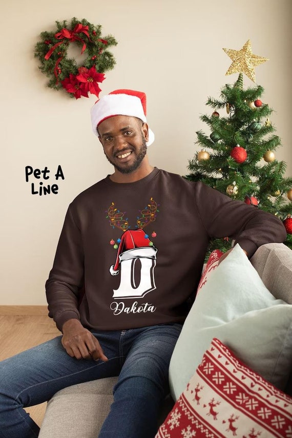 Personalised christmas sweatshirt hotsell