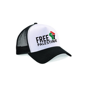 Palestine Trucker Hat, Palestine Printed Baseball Caps, Palestine Solidarity Fist Flag Snapback Hats, Stand With Peace Palestine Adult Caps