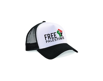 Czapka Trucker Palestine, czapki baseballowe z nadrukiem Palestine, czapki typu snapback z flagą solidarności z Palestyną, czapki dla dorosłych Stand With Peace Palestine