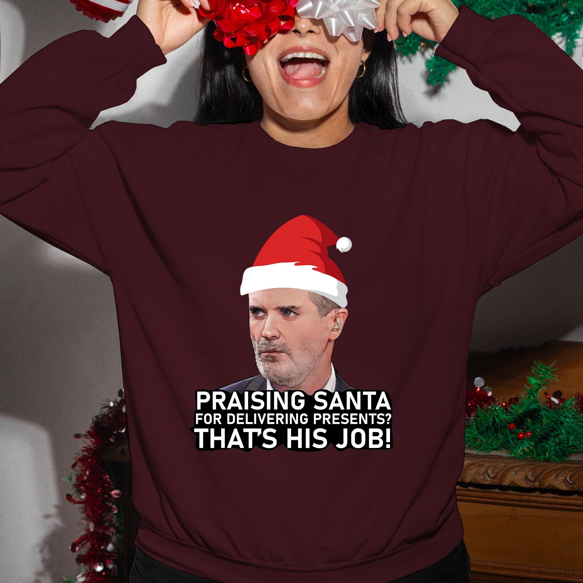 Buon Natale Divertente Maglione Natalizio Babbo Natale Renna - Foto 6