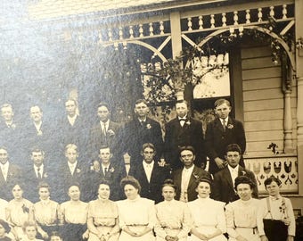 Large antique cabinet card