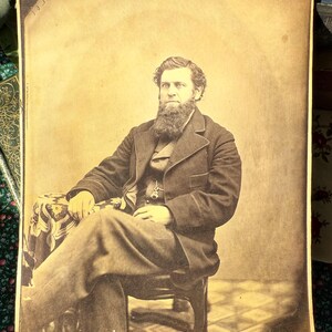 Antique cabinet card