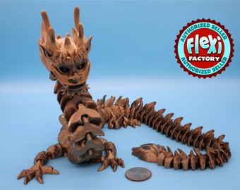 Flexi Factory 3D Printed Imperial Dragon - Etsy