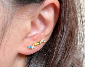 Ymimanchil Orecchini Pendenti A Cuore Arcobaleno Gay Pride Per Donna - Gioielli LGBTQ+ In Materiale Di Qualità, Idea Regalo - 3