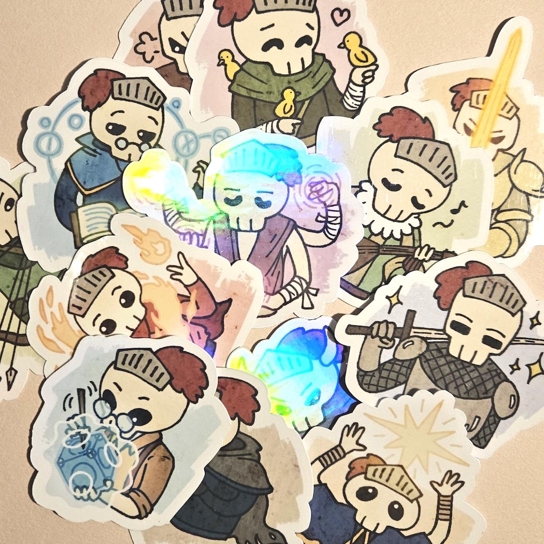 D&D Class Vinyl Stickers (waterproof, Glossy) - Etsy