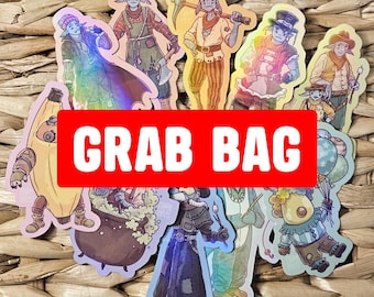 GRAB BAG - Random Discontinued Vinyl Stickers (waterproof, glossy)