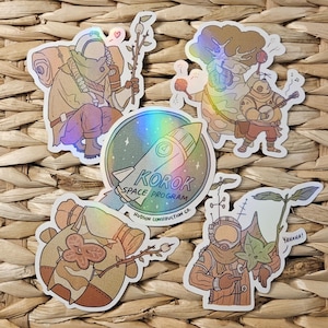 Korok Space Program Outer Wilds & Zelda ToTK Vinyl Aufkleber (wasserfest, glänzend)