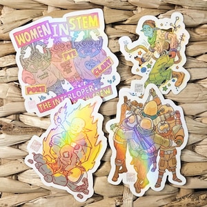 Pegatinas de vinilo de Outer Wilds (impermeables y brillantes)