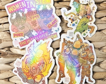 Outer Wilds Vinyl Stickers (waterproof, glossy)