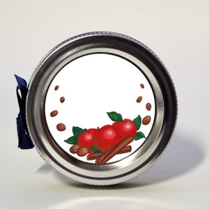 Apple 2&quot; Label Pack of 60 Canning Stickers Customizable