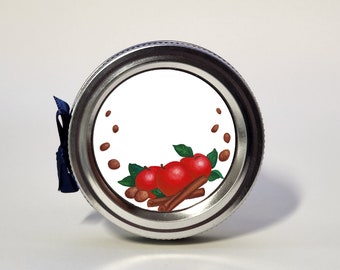 Apple 2" Label Pack of 60 Canning Stickers Customizable